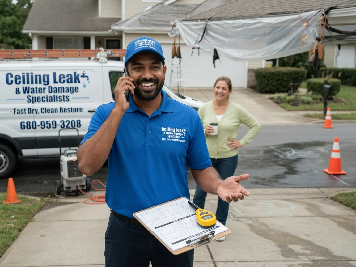 Ceiling Leak Cleanup Wood Lake, NE FAQs